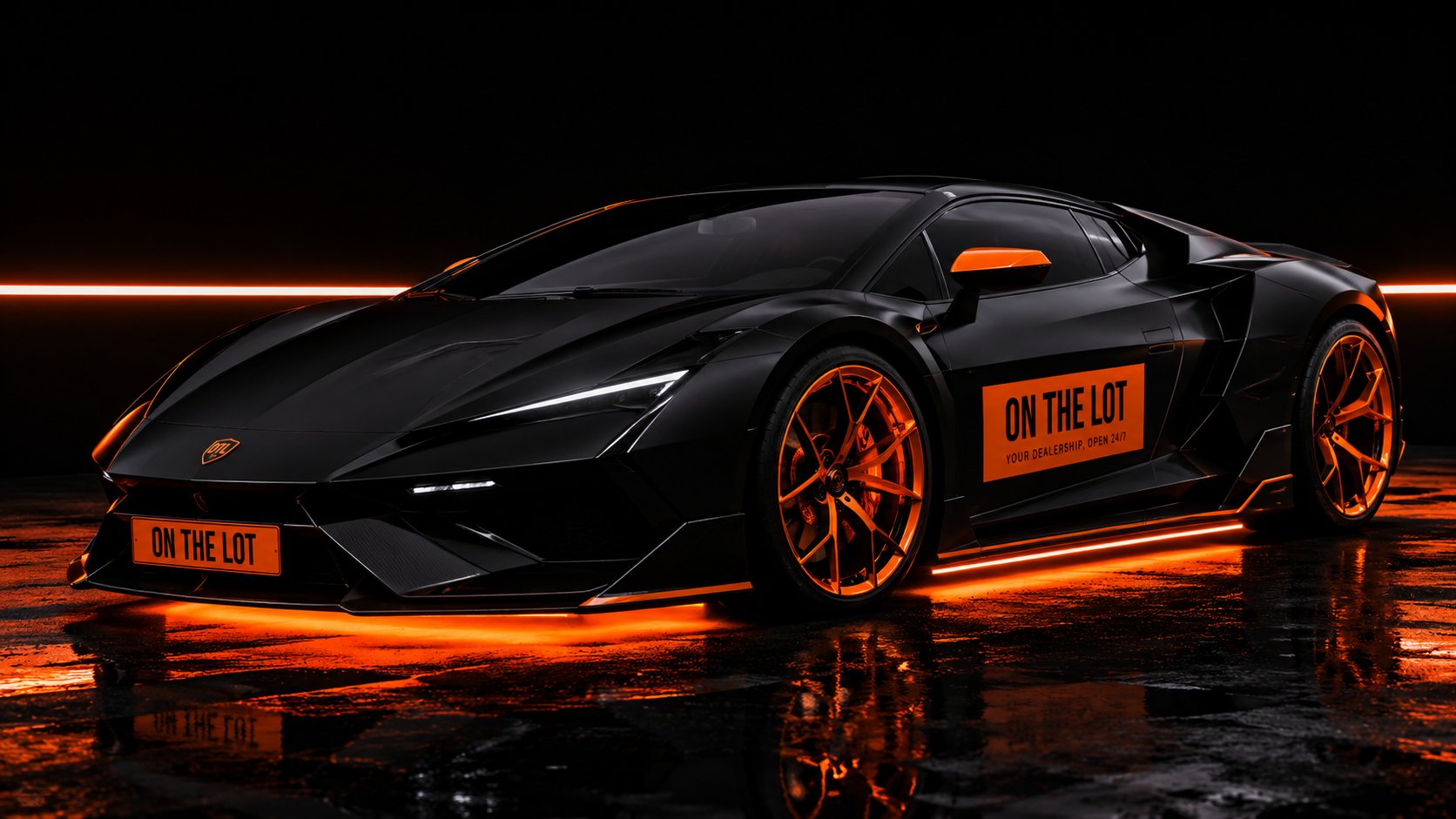 On The Lot Lamborghini brand car